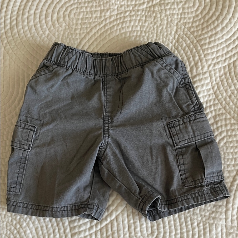 The Children's Place Charcoal Cargo Shorts